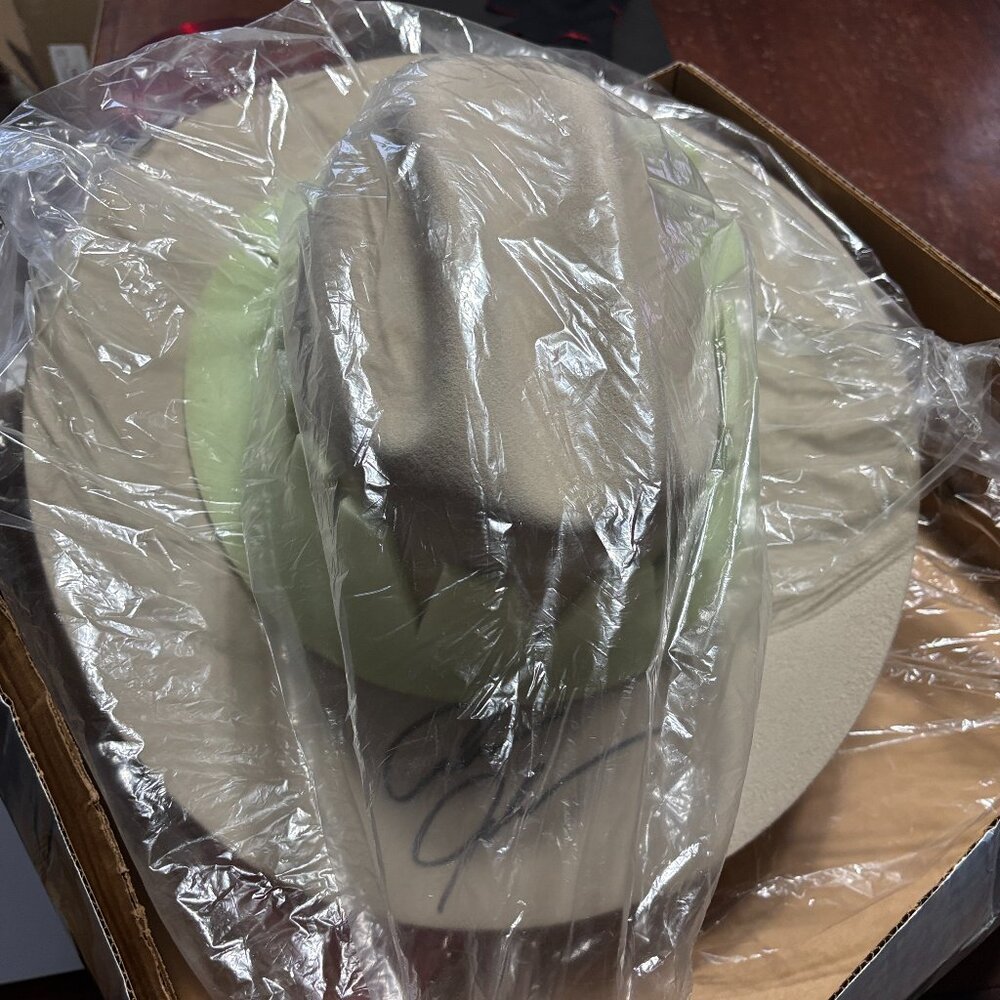 Alan Jackson signed Stetson Skyline 6X Silverbelly Hat